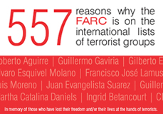 557 reasons why the FARC is on the international lists of terrorist groups