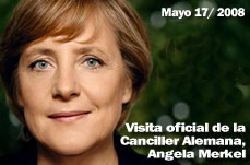 Visita oficial de la Canciller alemana Ángela Merkel a Colombia