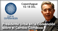 Presidente Uribe en la Convención sobre el Cambio Climático