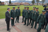El Presidente Uribe, acompañado por el General Freddy Padilla de León, Comandante de las Fuerzas Militares, da la bienvenida a varios de los generales ascendidos este martes en un acto especial en el Campo de Paradas de la Escuela ‘José María Córdova’.
