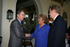 Saludo de los Presidentes de Colombia y Chile, Álvaro Uribe y Michelle Bachelet, en el marco de la cumbre de países del grupo Asia Pacífico (Apec), evento que se celebra este sábado 22 de noviembre en Lima, Perú.
