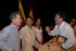 El Codirector de la Casa Editorial El Tiempo, Rafael Santos, saluda al Presidente Álvaro Uribe Vélez, al recibir el galardón otorgado por sus aportes al gremio de la publicidad del país. La escena se dio en XV Congreso Colombiano de Publicidad, en Cartagena.
