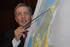 Una descripción detallada de la geografía colombiana hizo el Presidente Álvaro Uribe a su homólogo de Honduras, Manuel Zelaya, al inicio de la visita al país del ilustre Mandatario, este jueves 9 de octubre en la Casa de Nariño.