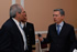 El Presidente Álvaro Uribe dialoga con el Ministro de Minas y Energía, Hernán Martínez, antes del inicio del Consejo Nacional de Política Económica y Social (Conpes), este lunes en la Casa de Nariño.
