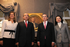 Foto oficial en el Salón Luis XV de la Casa de Nariño. Aparecen los Presidentes de Colombia y México, Álvaro Uribe Vélez y Felipe Calderón, junto con sus esposas, Lina Moreno y Margarita Zavala, respectivamente.