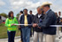 El Presidente Álvaro Uribe Vélez inauguró este domingo la doble calzada Puente Piedra-cruce El Rosal, autopista Bogotá-Villeta. Lo acompañan El Ministro de Transporte, Andrés Uriel Gallego, y el Gobernador de Cundinamarca, Andrés González.