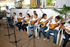 Ocho niños del grupo de música llanera ‘Hilgueros del Llano’ interpretaron dos canciones autóctonas para recibir al Presidente Álvaro Uribe Vélez, quien este sábado lideró el Consejo Comunal en Puerto Carreño, Vichada.