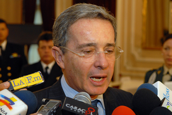 Al concluir la cuarta rendición de cuentas sobre Derechos Humanos, el Presidente Álvaro Uribe celebró la decisión de la Unión Europea de negociar un acuerdo de comercio con Colombia y Perú.