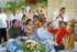La agrupación de Los Niños Vallenatos amenizó el almuerzo ofrecido por el Presidente de Colombia, Álvaro Uribe, al Presidente de Venezuela, Hugo Chávez y su comitiva, durante la visita oficial que realizó este sábado a Cartagena. 
