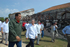 El Presidente Álvaro Uribe invitó a su homólogo de Venezuela, Hugo Chávez, a conocer la Casa de Huéspedes Ilustres de Cartagena. En la foto ambos mandatarios durante el recorrido por el Fuerte Manzanillo.