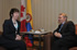 Durante su visita de trabajo a Canadá, el Presidente de la República, Álvaro Uribe Vélez, se reunió este miércoles, en Montreal, con la Comisionada de Comercio Internacional de la Unión Europea, Catherine Ashton. 