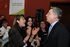 El Presidente Álvaro Uribe Vélez saluda a los asistentes al Tercer Encuentro Internacional de la Responsabilidad Social Empresarial, organizado por Confecámaras y que se realizó este jueves en el Hotel Tequendama de Bogotá.