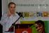 El Presidente Álvaro Uribe Vélez se refirió a los avances de la Seguridad Democrática en la Costa Caribe, durante un conversatorio que sostuvo este jueves, en Montería, con estudiantes y docentes de la Universidad de Córdoba.