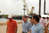 El Presidente Álvaro Uribe Vélez hizo este Miércoles Santo un recorrido por el dragado de mantenimiento de la Bahía de las Animas de Cartagena, en compañía del Alto Consejero para la Política Anticíclica, Mateo Restrepo, y el Viceministro de Transporte, Gabriel Garcia.