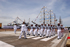 Cadetes del Buque Escuela ‘Cuauthemoc’ de la Armada de México, desfilan este jueves ante el palco de honor liderado por el Presidente Álvaro Uribe Vélez, durante la ceremonia de inauguración del Encuentro de Veleros de América ‘Sail Cartagena 2010’.